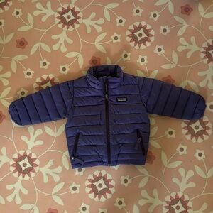 Patagonia purple down jacket, 12mths